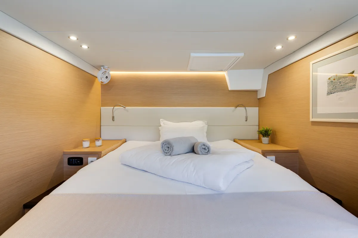 Cabin on Cool Change, a Lagoon 560 catamaran at Općina Marina, Croatia