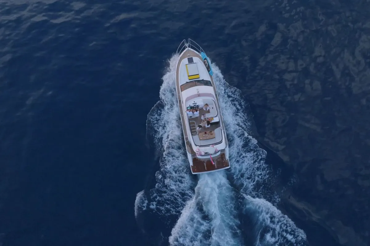 Exterior view of Contessa, a Princess F43 motorboat at Dubrovnik, Croatia