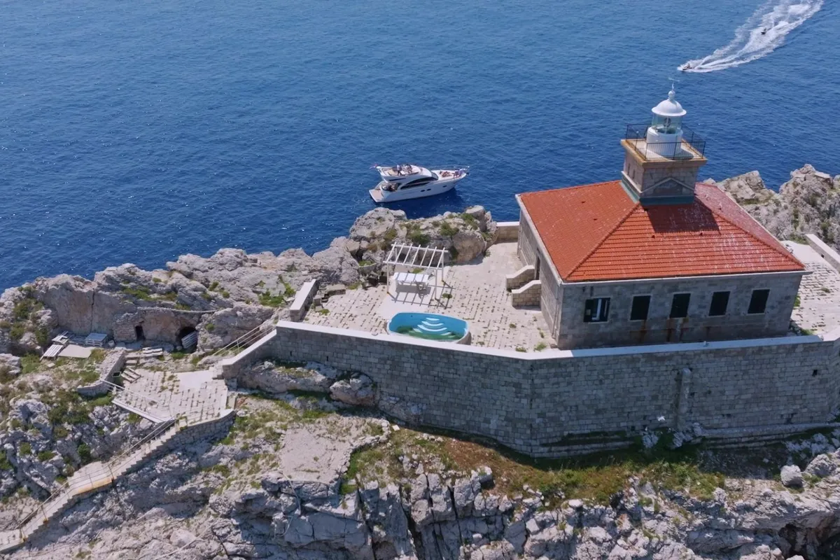 Exterior view of Contessa, a Princess F43 motorboat at Dubrovnik, Croatia