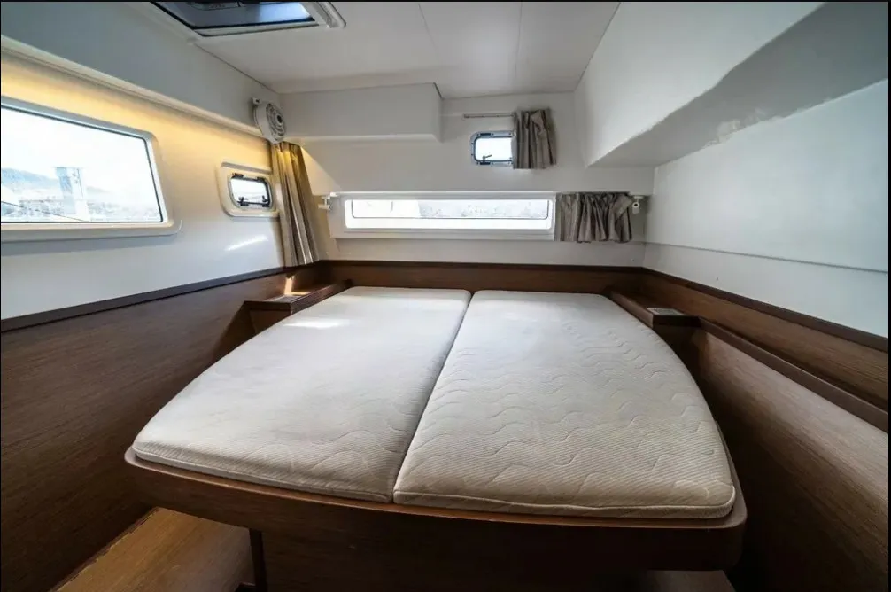 Cabin on Lagoon 42, a catamaran at Volos, Greece