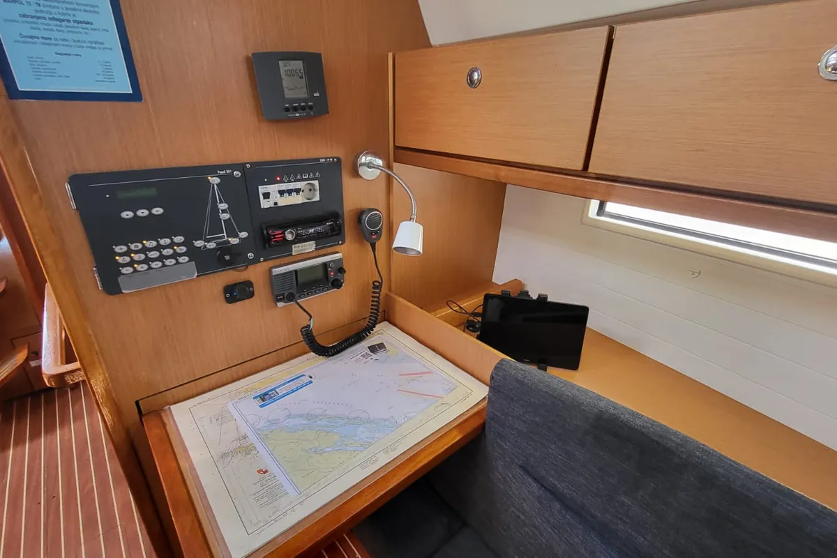 Angelica, a Bavaria Cruiser 36 sailboat at Grad Trogir, Croatia