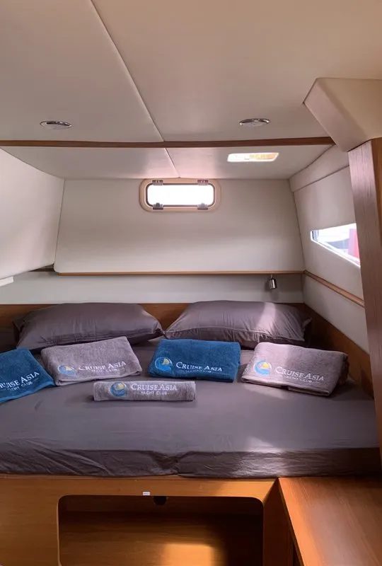 Cabin on Andaman Discovery, a C – Catamarans C-Cat 37 catamaran at Mai Khao, Thailand