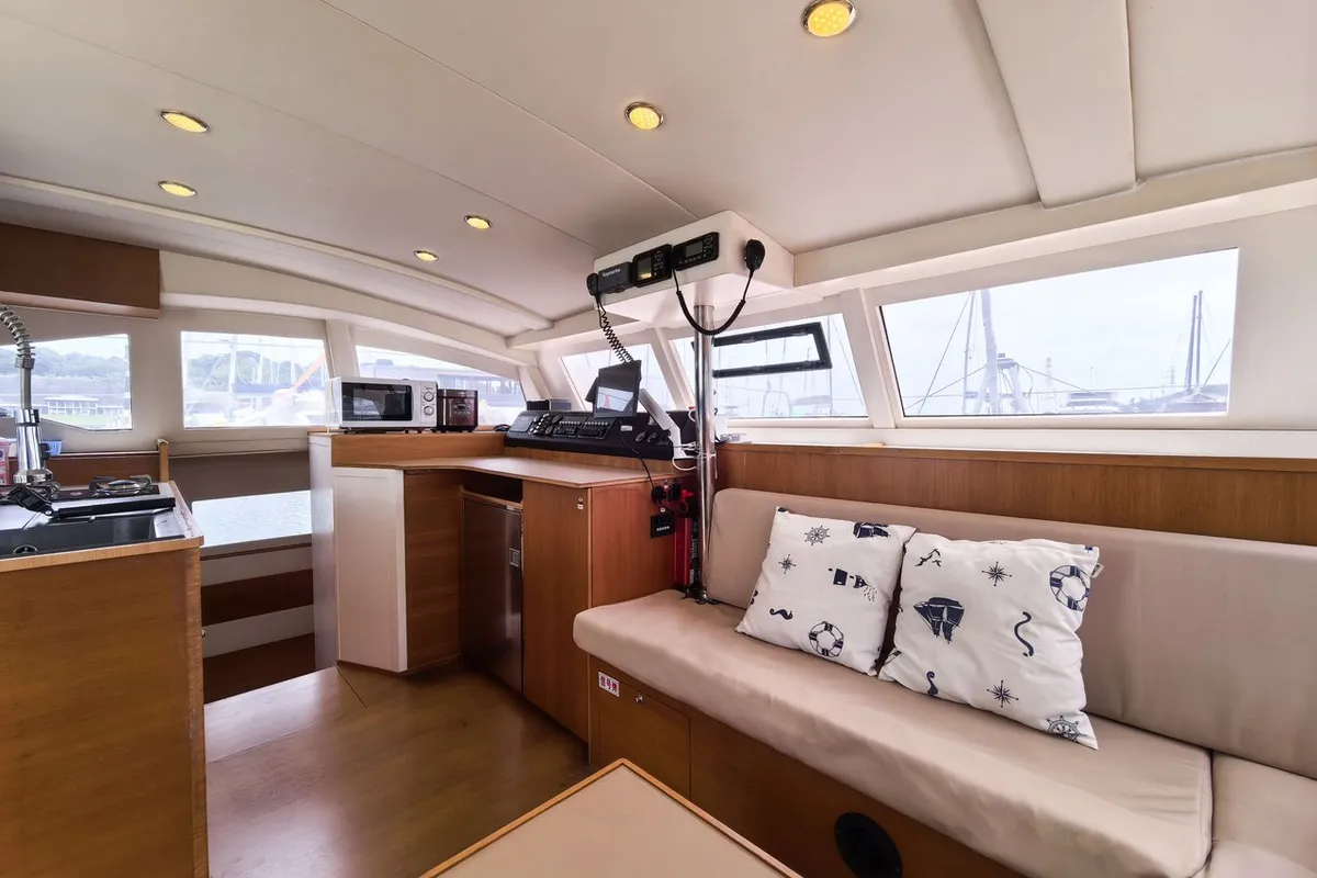 Cabin on Andaman Discovery, a C – Catamarans C-Cat 37 catamaran at Mai Khao, Thailand