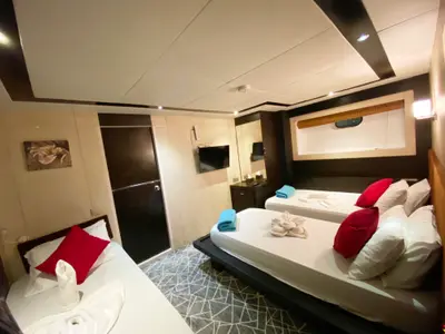 Cabin on Honors Legacy, a Gulet Motoryacht motor yacht at Malé, Maldives