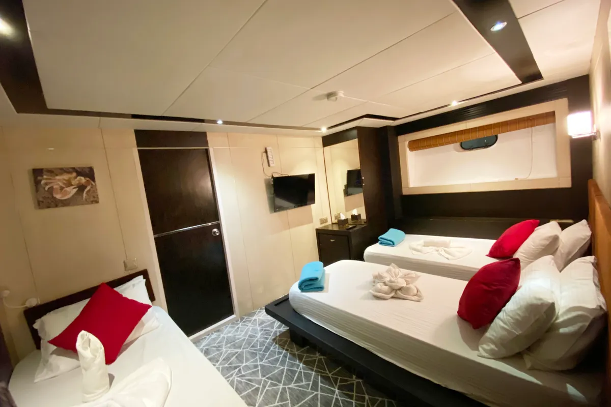 Cabin on Honors Legacy, a Gulet Motoryacht motor yacht at Malé, Maldives