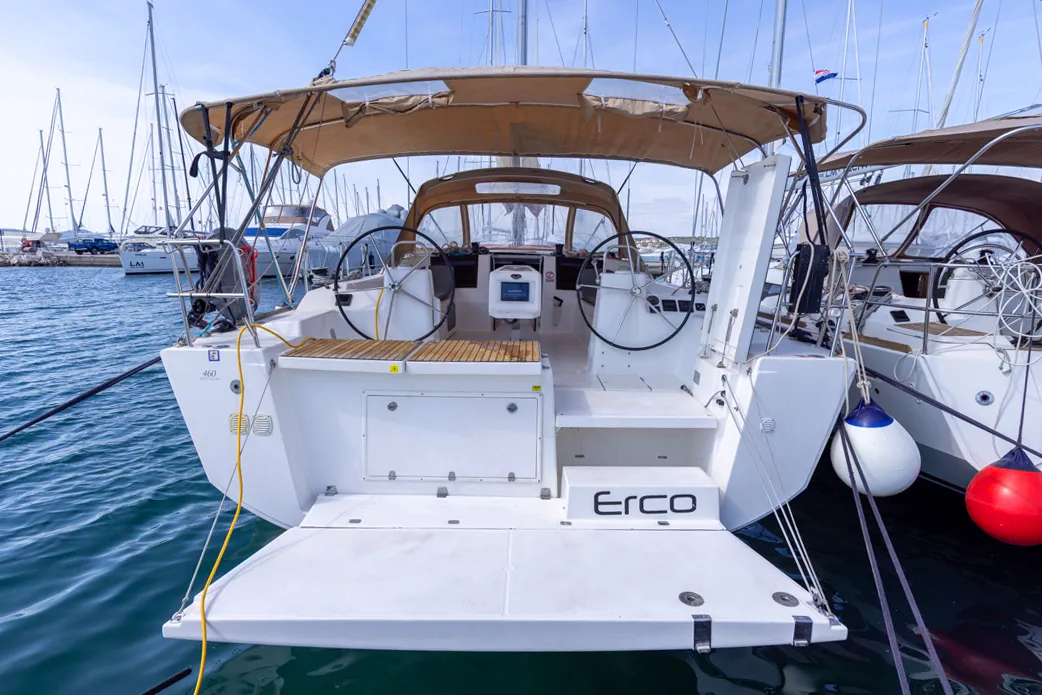 Erco, a Dufour 460 GL sailboat at Grad Biograd na Moru, Croatia