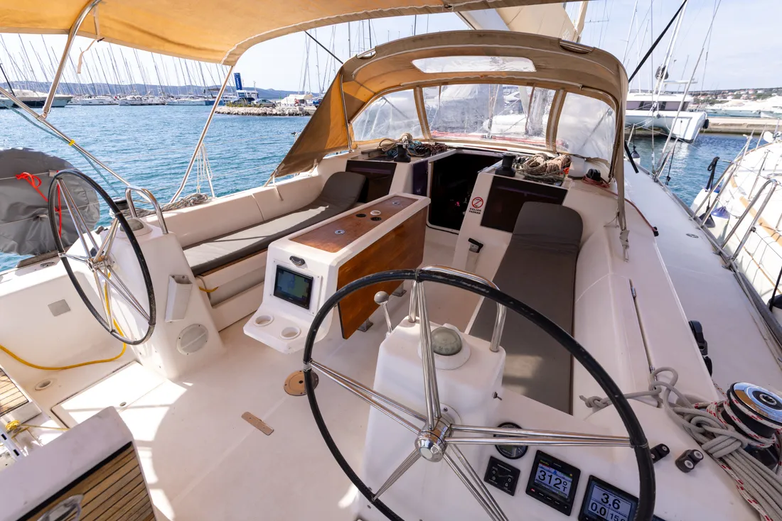 Erco, a Dufour 460 GL sailboat at Grad Biograd na Moru, Croatia