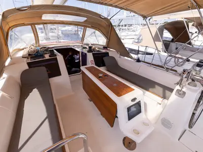 Erco, a Dufour 460 GL sailboat at Grad Biograd na Moru, Croatia