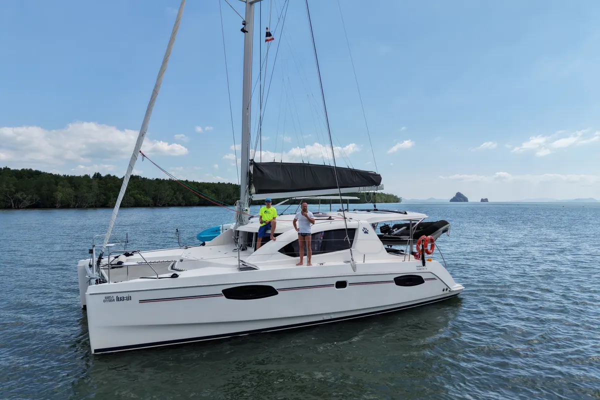 Moana, a Leopard 39 catamaran at Mai Khao, Thailand