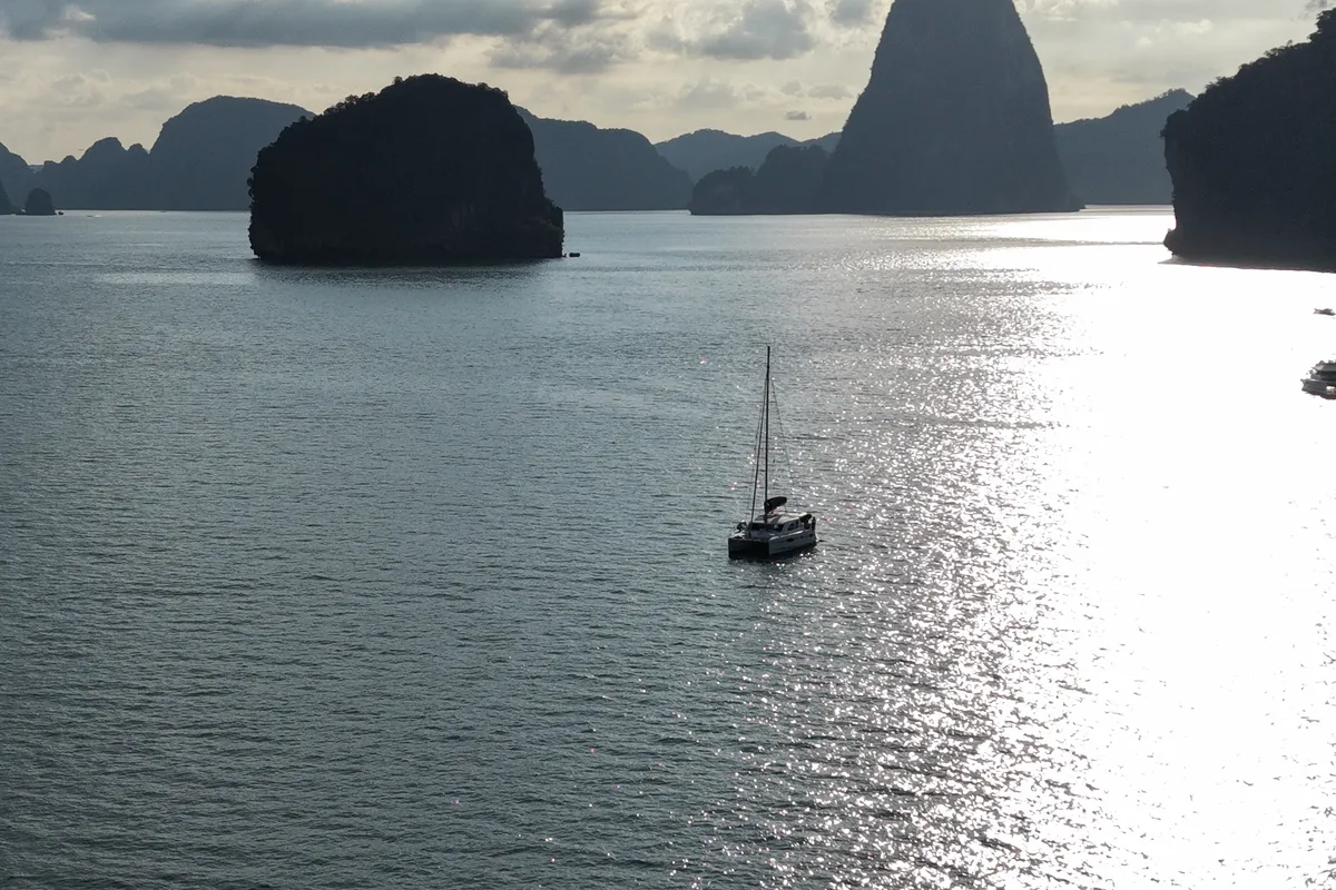 Moana, a Leopard 39 catamaran at Mai Khao, Thailand