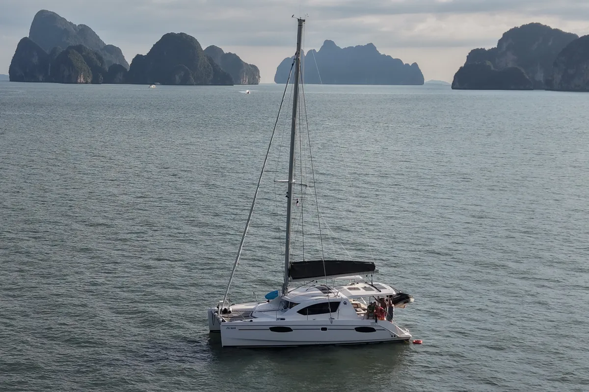 Moana, a Leopard 39 catamaran at Mai Khao, Thailand