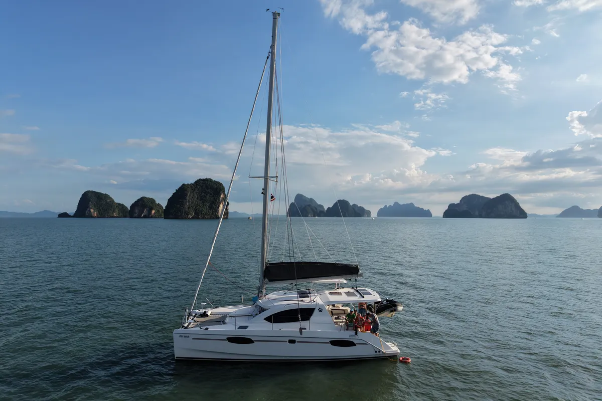 Moana, a Leopard 39 catamaran at Mai Khao, Thailand