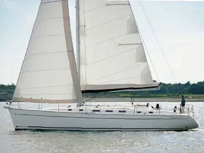Gorda, a Beneteau Cyclades 43.4 sailboat at Skradin, Croatia