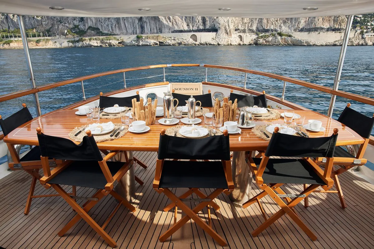 Sounion II, a Azimut Sounion II motor yacht at Athens, Greece