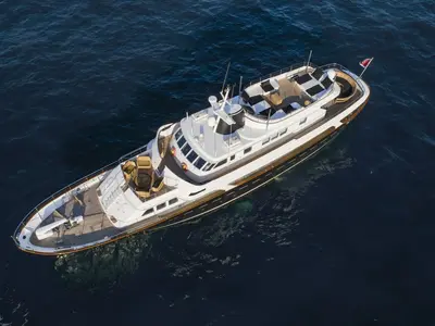 Sounion II, a Azimut Sounion II motor yacht at Athens, Greece