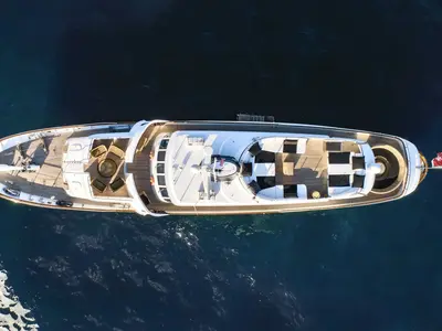 Sounion II, a Azimut Sounion II motor yacht at Athens, Greece