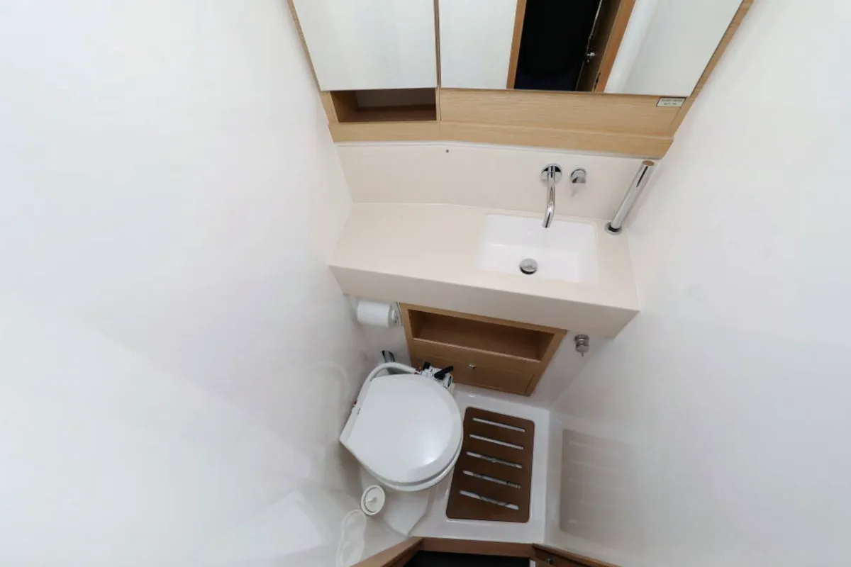 Luisa, a Dufour 470 sailboat at Seget Donji, Croatia