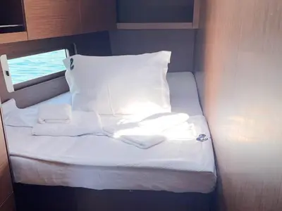 Cabin on WEST, a Beneteau Oceanis 46.1 sailboat at Marmaris, Turkey