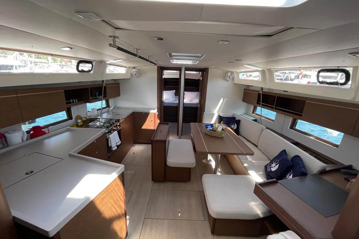 WEST, a Beneteau Oceanis 46.1 sailboat at Marmaris, Turkey