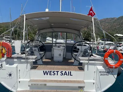 WEST, a Beneteau Oceanis 46.1 sailboat at Marmaris, Turkey