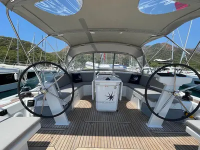 WEST, a Beneteau Oceanis 46.1 sailboat at Marmaris, Turkey