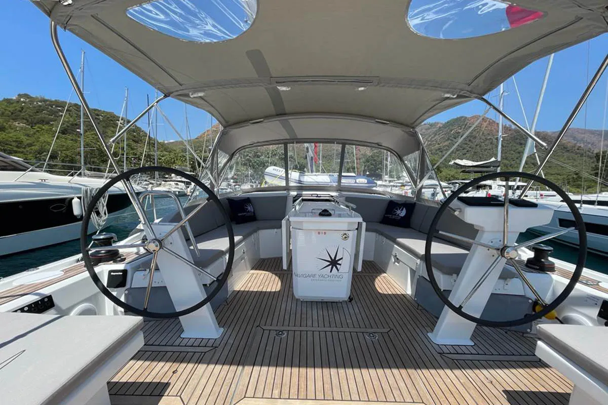 WEST, a Beneteau Oceanis 46.1 sailboat at Marmaris, Turkey