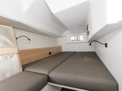 Cabin on TOSTAKY, a Pogo 44 sailboat at Alameda, United States
