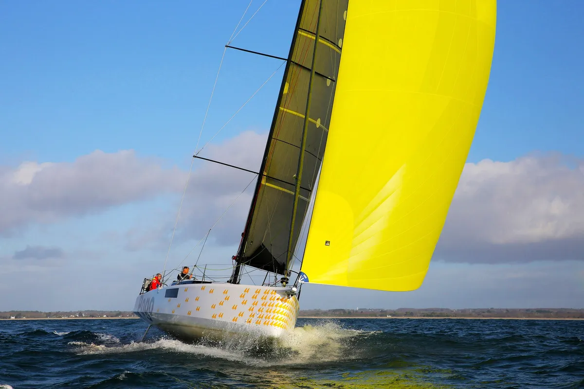 Exterior view of TOSTAKY, a Pogo 44 sailboat at Alameda, United States