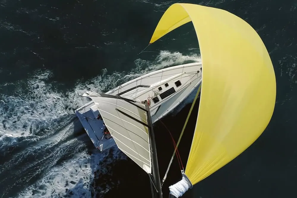 Exterior view of TOSTAKY, a Pogo 44 sailboat at Alameda, United States