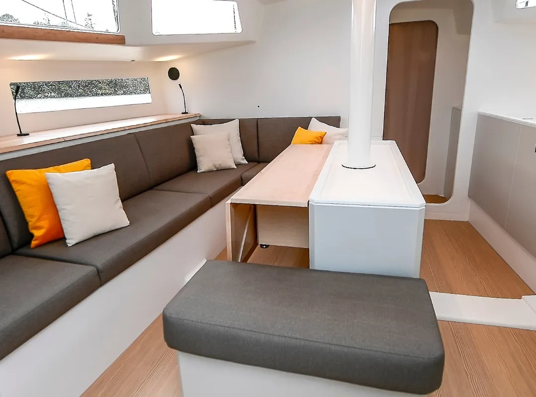 Salon of TOSTAKY, a Pogo 44 sailboat at Alameda, United States