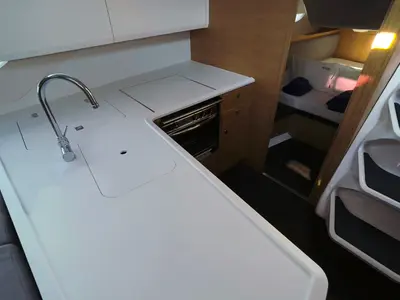Galley of Odin, a Elan E6 sailboat at Pirovac, Croatia