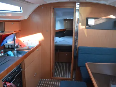 Galley of Dionysis, a Bavaria Cruiser 41 sailboat at Athens, Greece
