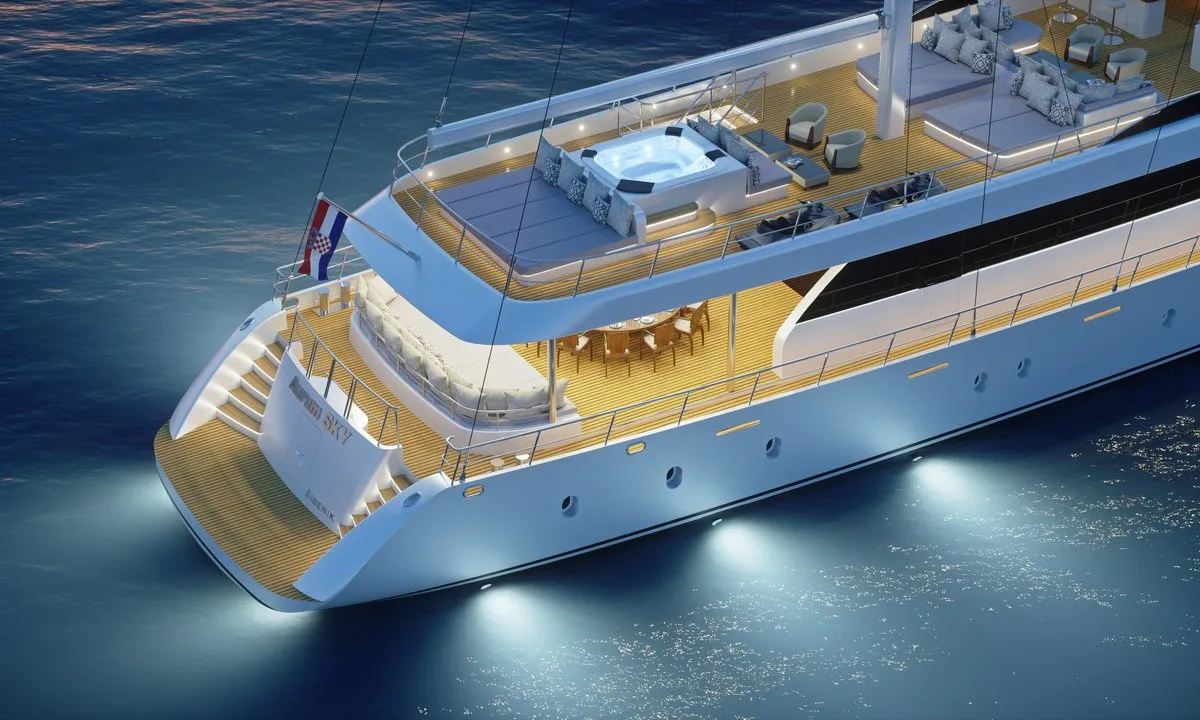 M/S Aurum Sky, a Odisej Ltd MS Custom Aurum Sky sailboat at Split, Croatia