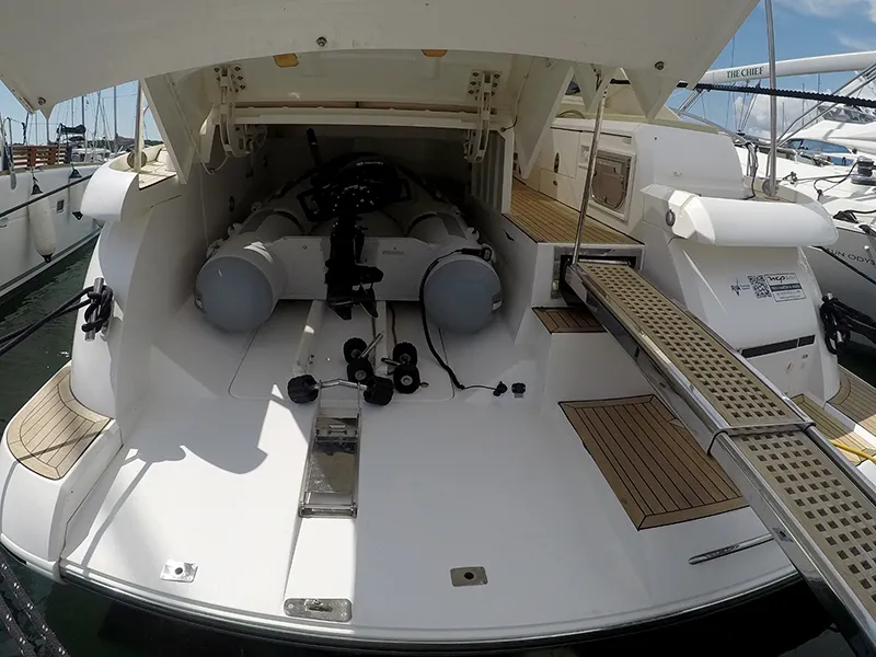 Katrin, a Fairline Targa 52 GT motor yacht at Grad Šibenik, Croatia