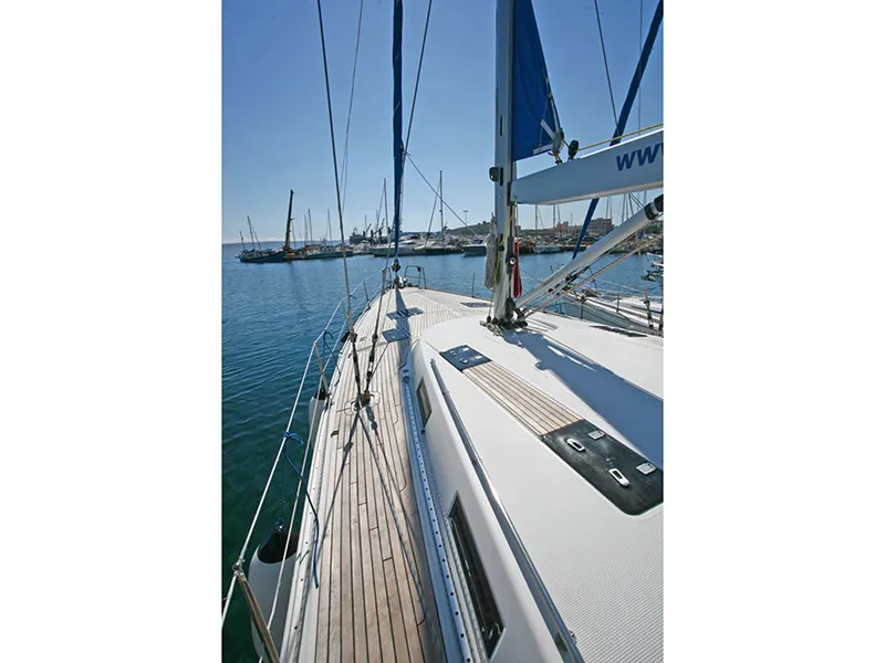 Apollon, a Bavaria 55 Cruiser sailboat at Lavreotiki Municipal Unit, Greece