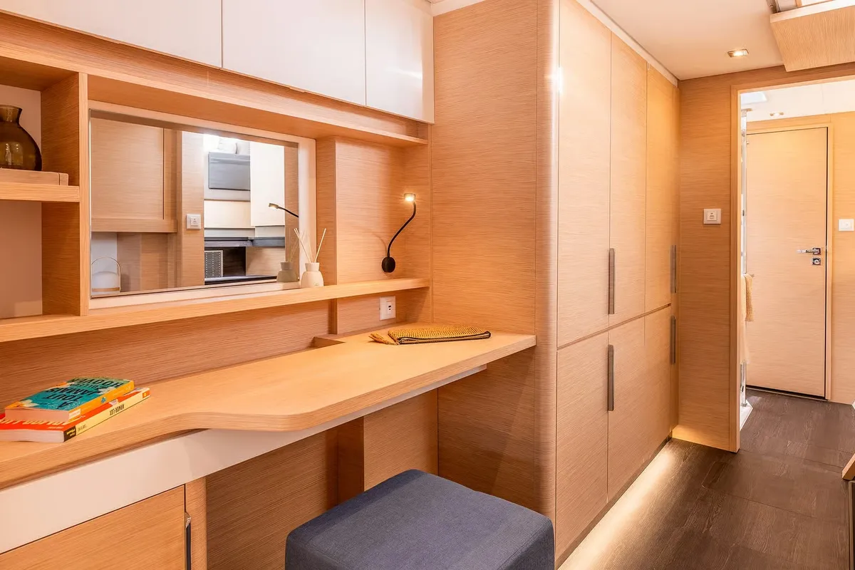 Shaula, a Fountaine Pajot New 41 catamaran at Volos Municipality, Greece