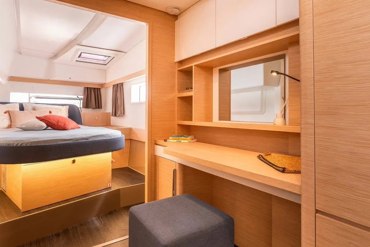 Shaula, a Fountaine Pajot New 41 catamaran at Volos Municipality, Greece