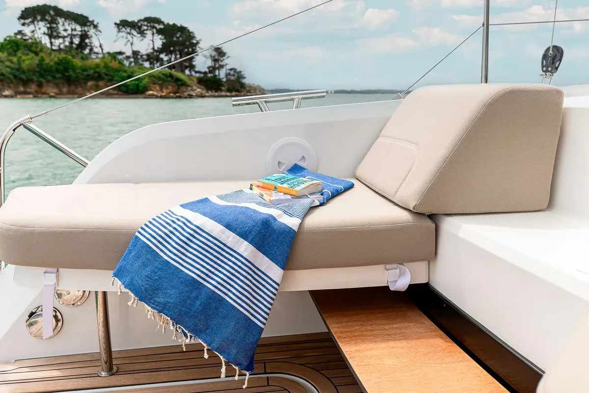 Shaula, a Fountaine Pajot New 41 catamaran at Volos Municipality, Greece