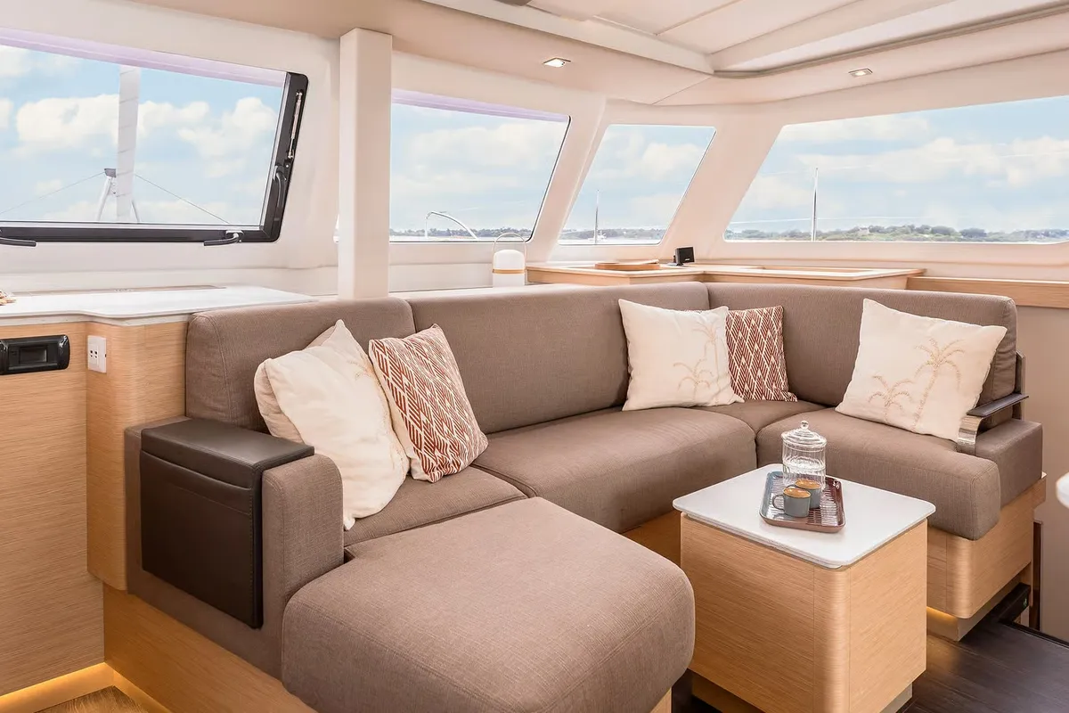 Shaula, a Fountaine Pajot New 41 catamaran at Volos Municipality, Greece