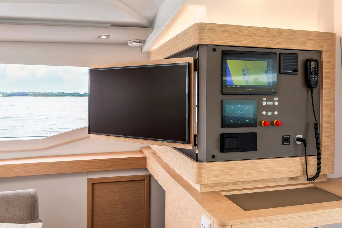 Shaula, a Fountaine Pajot New 41 catamaran at Volos Municipality, Greece