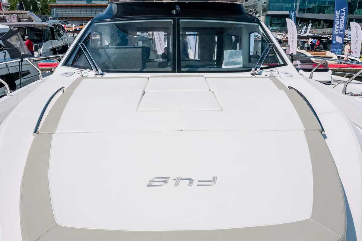 Exterior view of Supernova, a Sessa F48 motor yacht at Općina Sukošan, Croatia