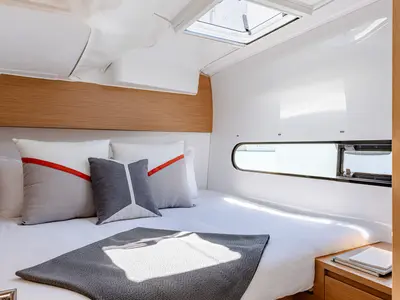 Cabin on Spark Of Sea, a Excess 11 catamaran at Općina Rogoznica, Croatia