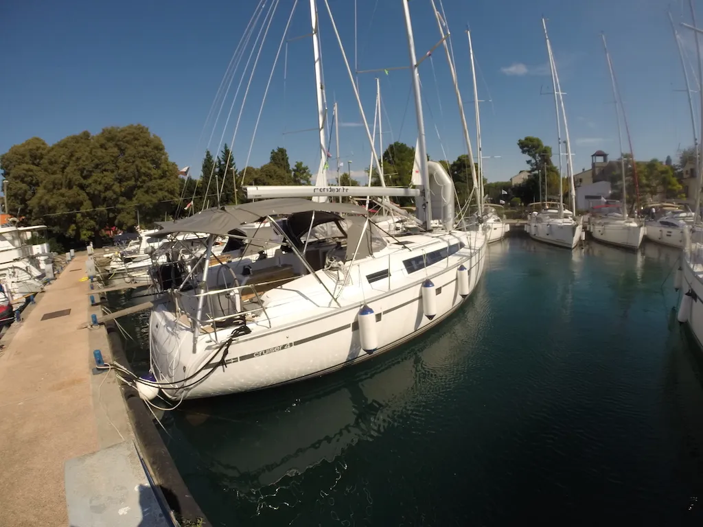 Euterpe, a Bavaria Cruiser 41 sailboat at Zadar, Croatia