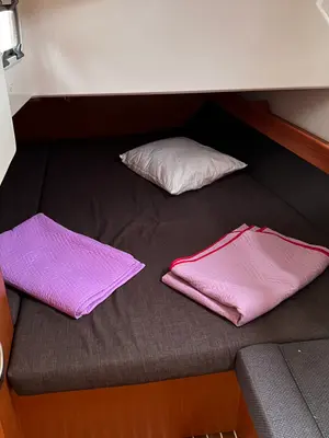 Cabin on NIREUS, a Bavaria 41 Cruiser sailboat at Municipal Unit of Lefkada, Greece