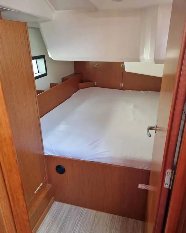 Cabin on Zoom, a Bavaria C38 sailboat at Punat, Croatia