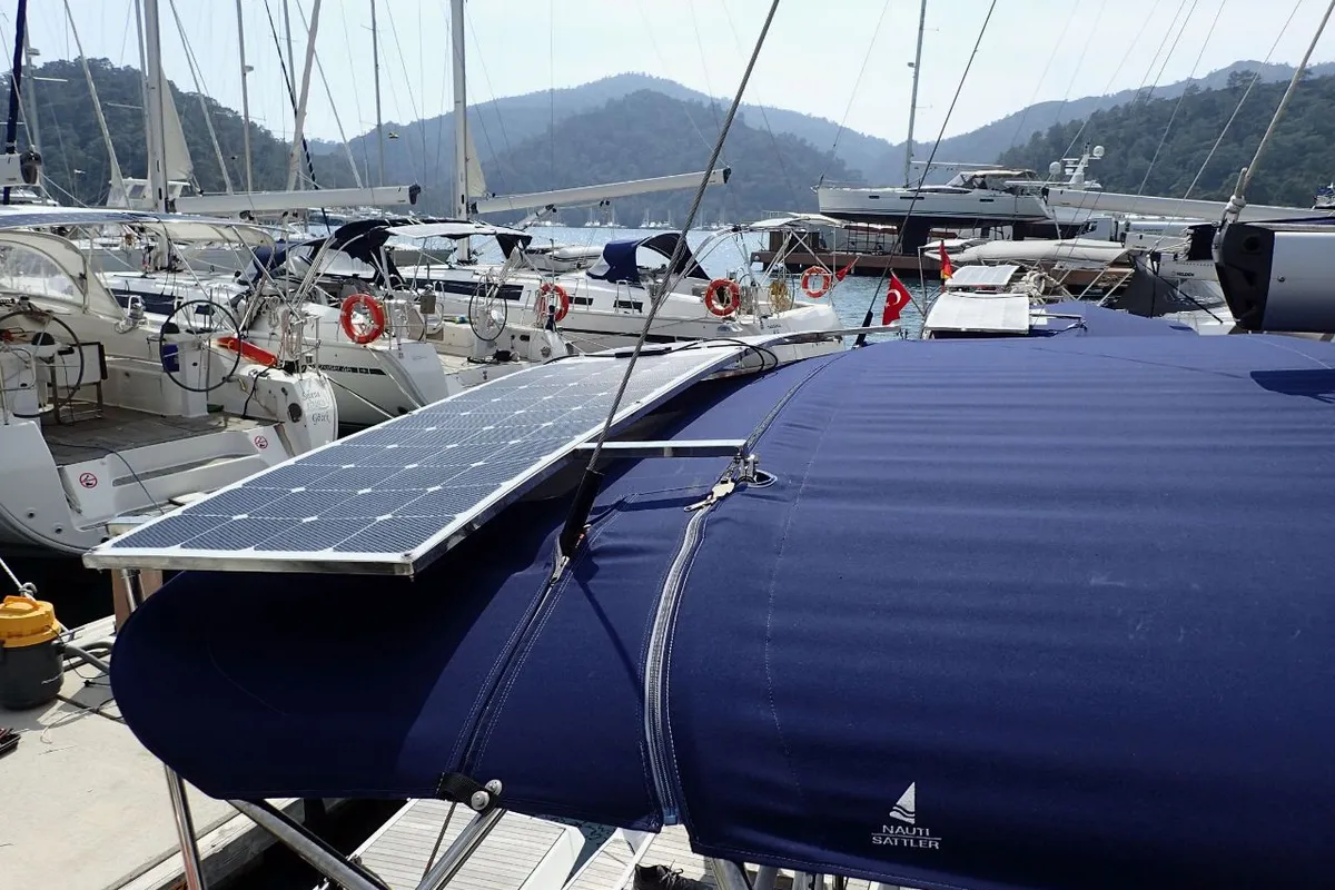 Cadenza, a Bavaria Cruiser 41 sailboat at Fethiye, Turkey