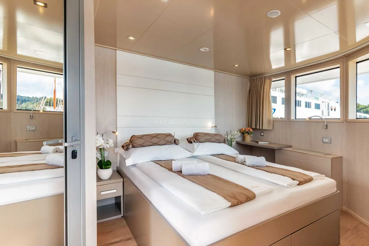 Cabin on Suzana, a Gulet Luxury Motor Yacht motor yacht at Dubrovnik, Croatia