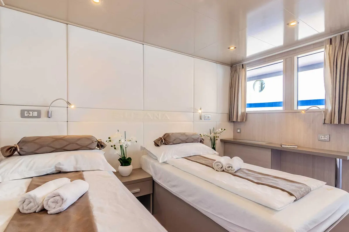 Cabin on Suzana, a Gulet Luxury Motor Yacht motor yacht at Dubrovnik, Croatia