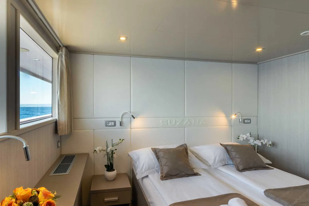 Cabin on Suzana, a Gulet Luxury Motor Yacht motor yacht at Dubrovnik, Croatia