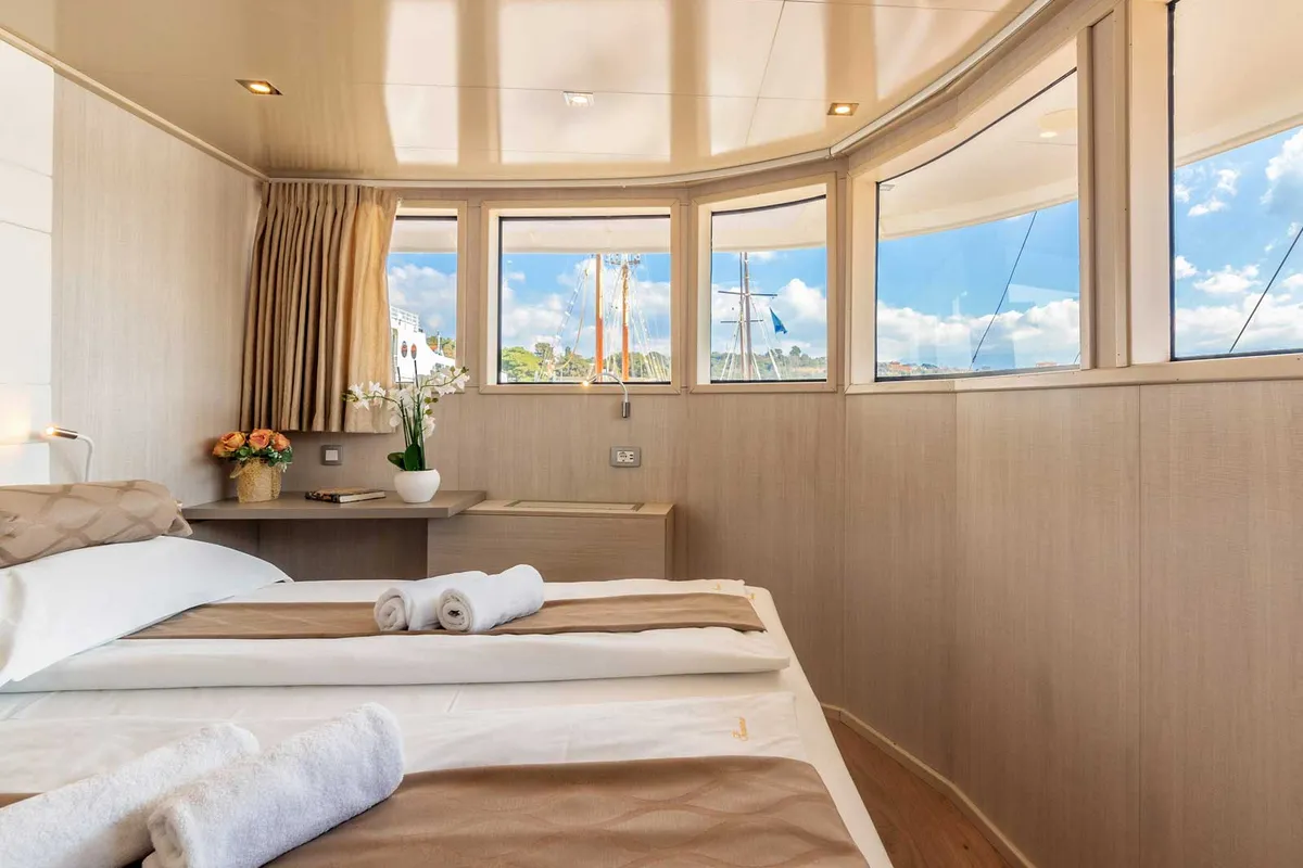 Cabin on Suzana, a Gulet Luxury Motor Yacht motor yacht at Dubrovnik, Croatia